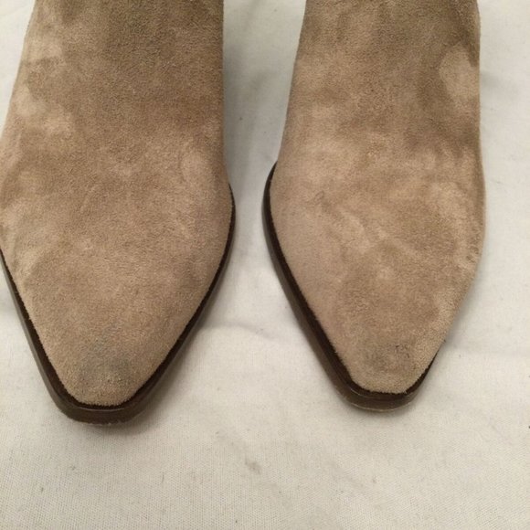 Women's Tan Ankle Boots - Picture 3 of 5